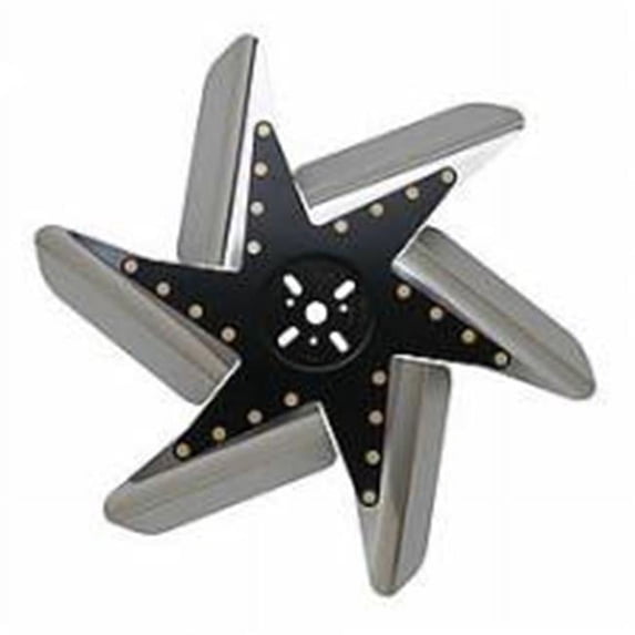 18 in. 6 Blade 0.62 in. Pilot Turbo Flex Universal Bolt Pattern Mechanical Cooling Fan, Standard Rotation