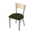 thumbnail image 1 of 18 in. 630 Voltaire Chair with Anodized Nickel Finish, Natural Back & Canter Pine Seat, 1 of 1