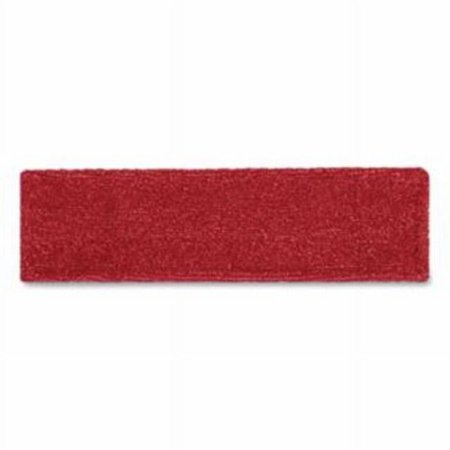 18 in. Adaptable Flat Mop MF Pad, Red - Pack of 12