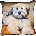 thumbnail image 1 of 18 in. Bogie Fluffy Puppy Portrait Pillow, 1 of 1
