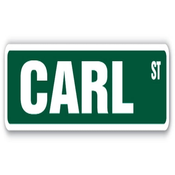 18 in. Carl Street Childrens Name Room Sign