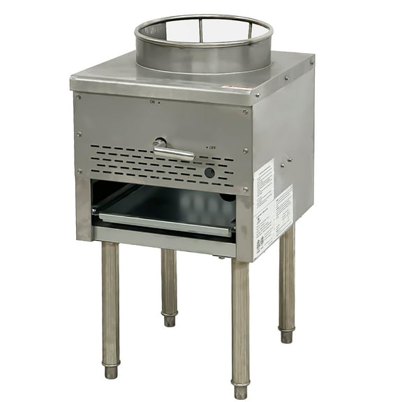 13.5" Wok Ring Commercial Wok Range – 95,000 BTU Jet Burner – Natural Gas – NSF ETL CSA Certified