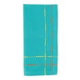 thumbnail image 1 of 18 in. Dobby Border Square Table Napkins, Turquoise - Set of 4, 1 of 1