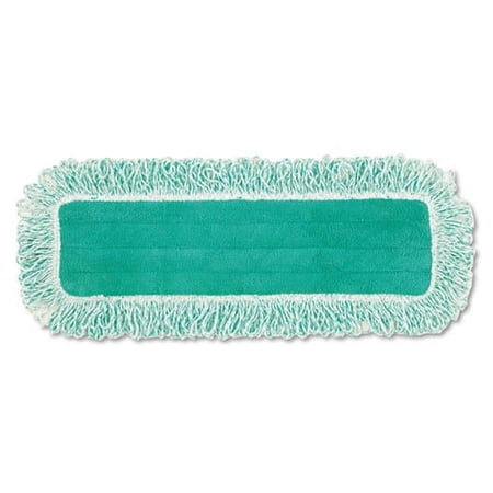 18 in. Dust Pad with Fringe Microfiber - Green