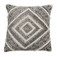 thumbnail image 1 of 18 in. Embellished Diamond Pillow Cover, Black, 1 of 1