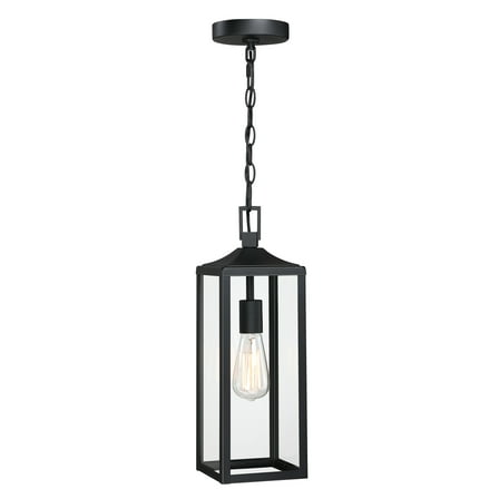 18 in Front Porch Outdoor Pendant Light Fixture for Patio,Outdoor Hanging Light,Exterior Pendant Lights for Porch, 1 E26 Bulb Base, Bulb not Included