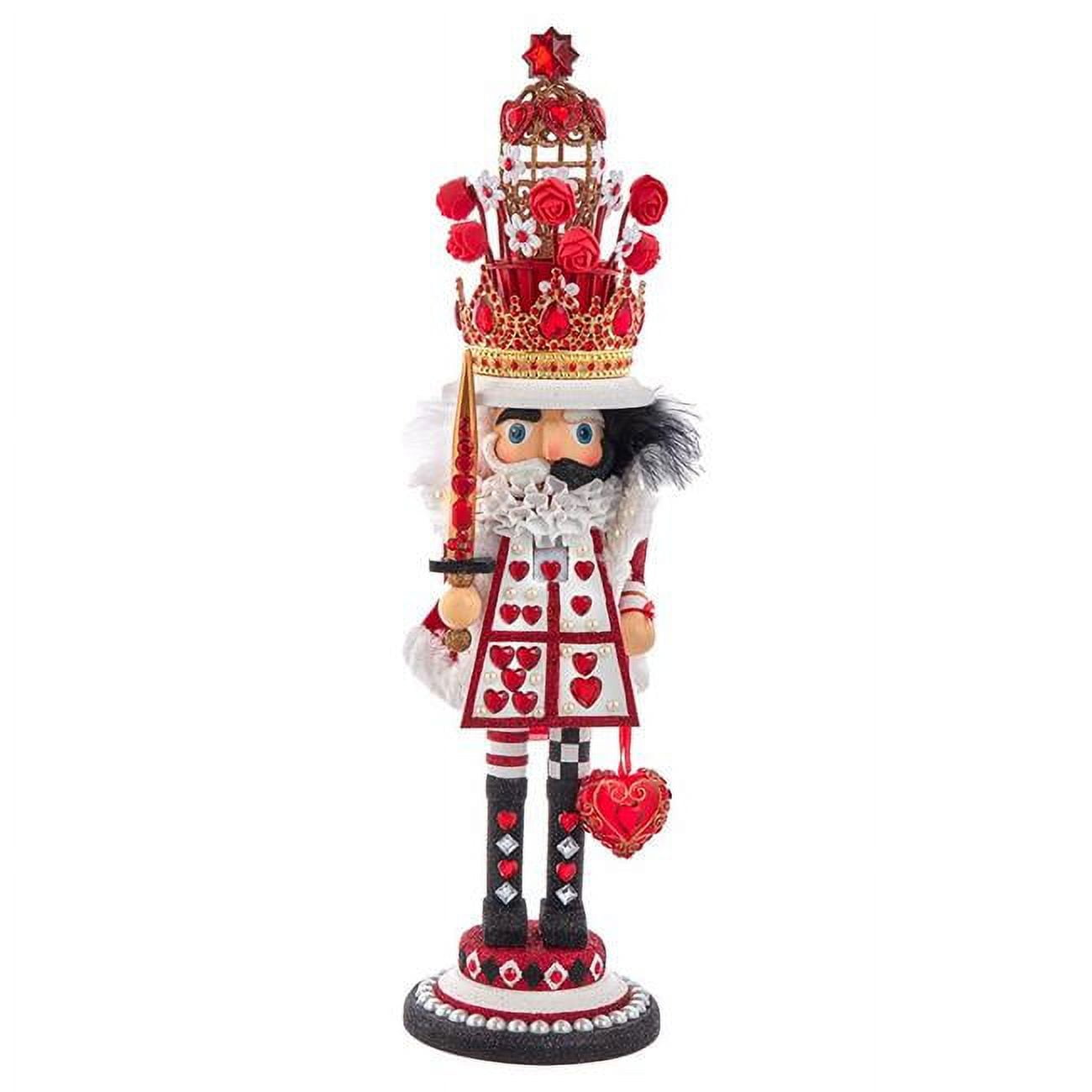 Kurt Adler Hollywood King of Hearts Nutcracker