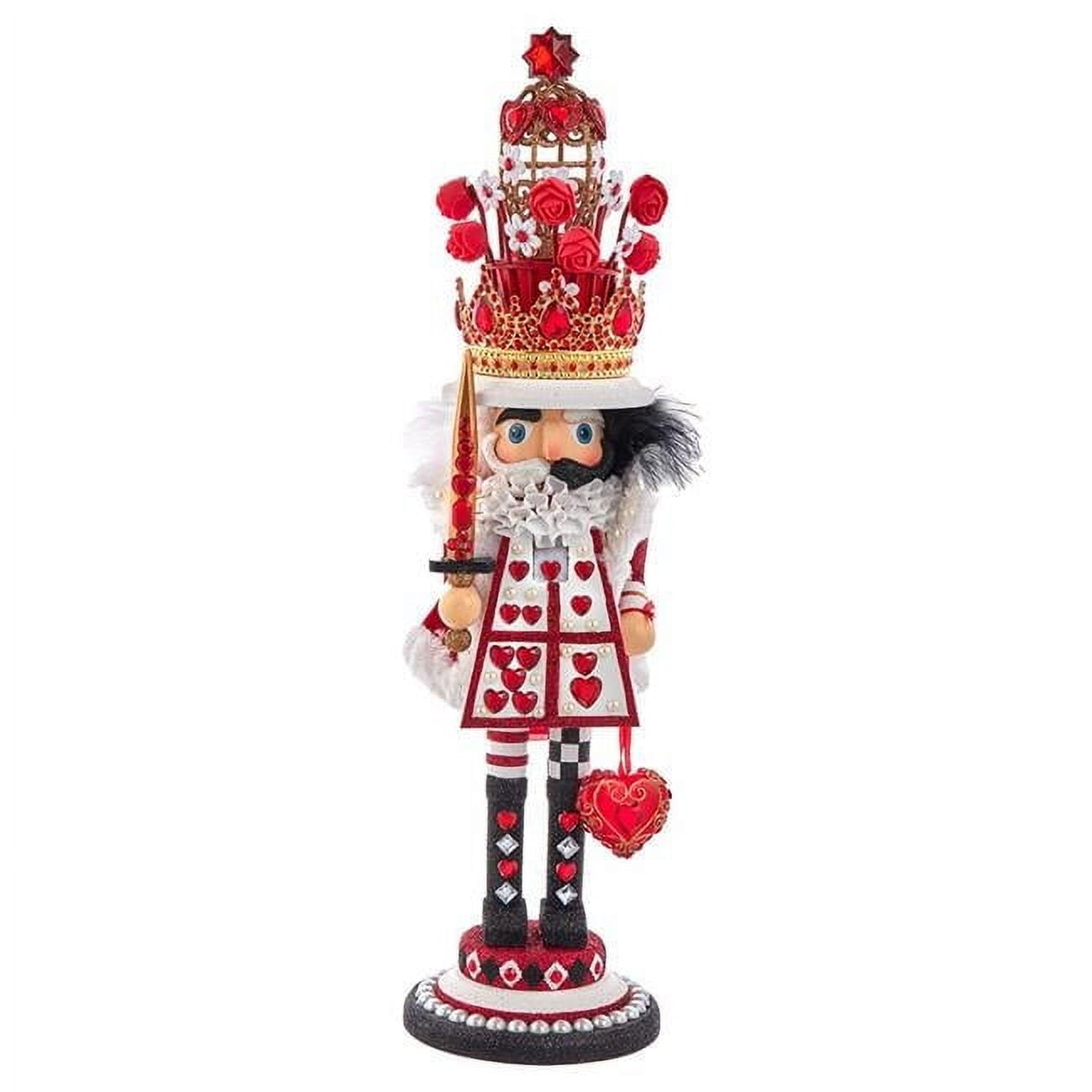 Kurt Adler Hollywood King of Hearts Nutcracker