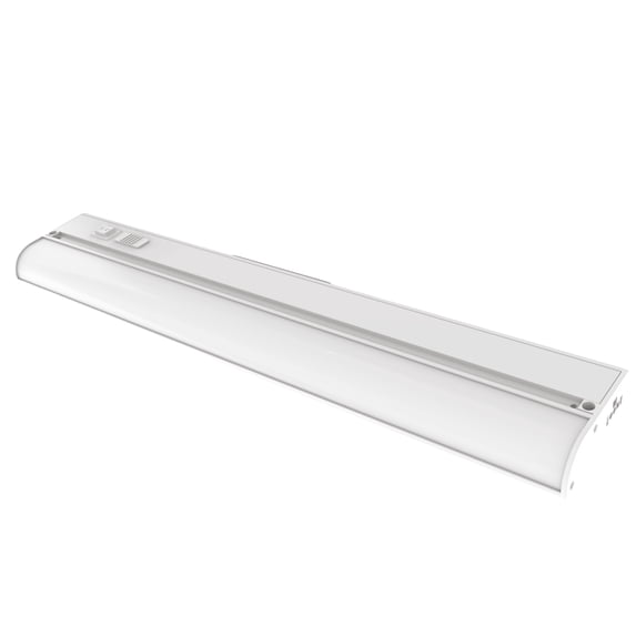 18 in. Length 2.95 in. Width Direct Wire or Plug-in White Integrated LED Linkable Under Cabinet Light (1PK)