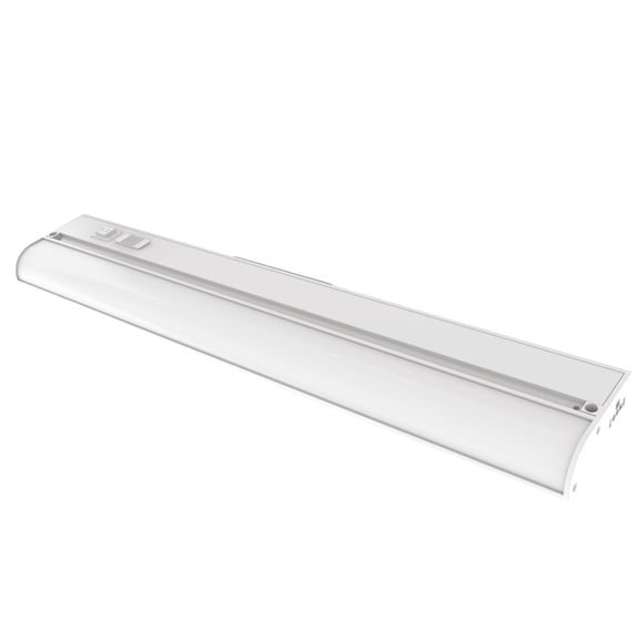18 in. Length 2.95 in. Width Direct Wire or Plug-in White Integrated LED Linkable Under Cabinet Light (1PK)