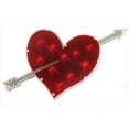 thumbnail image 1 of 18 in. Lighted Double-Sided Red Heart With Arrow Valentines Day Window Silhouette, 1 of 1