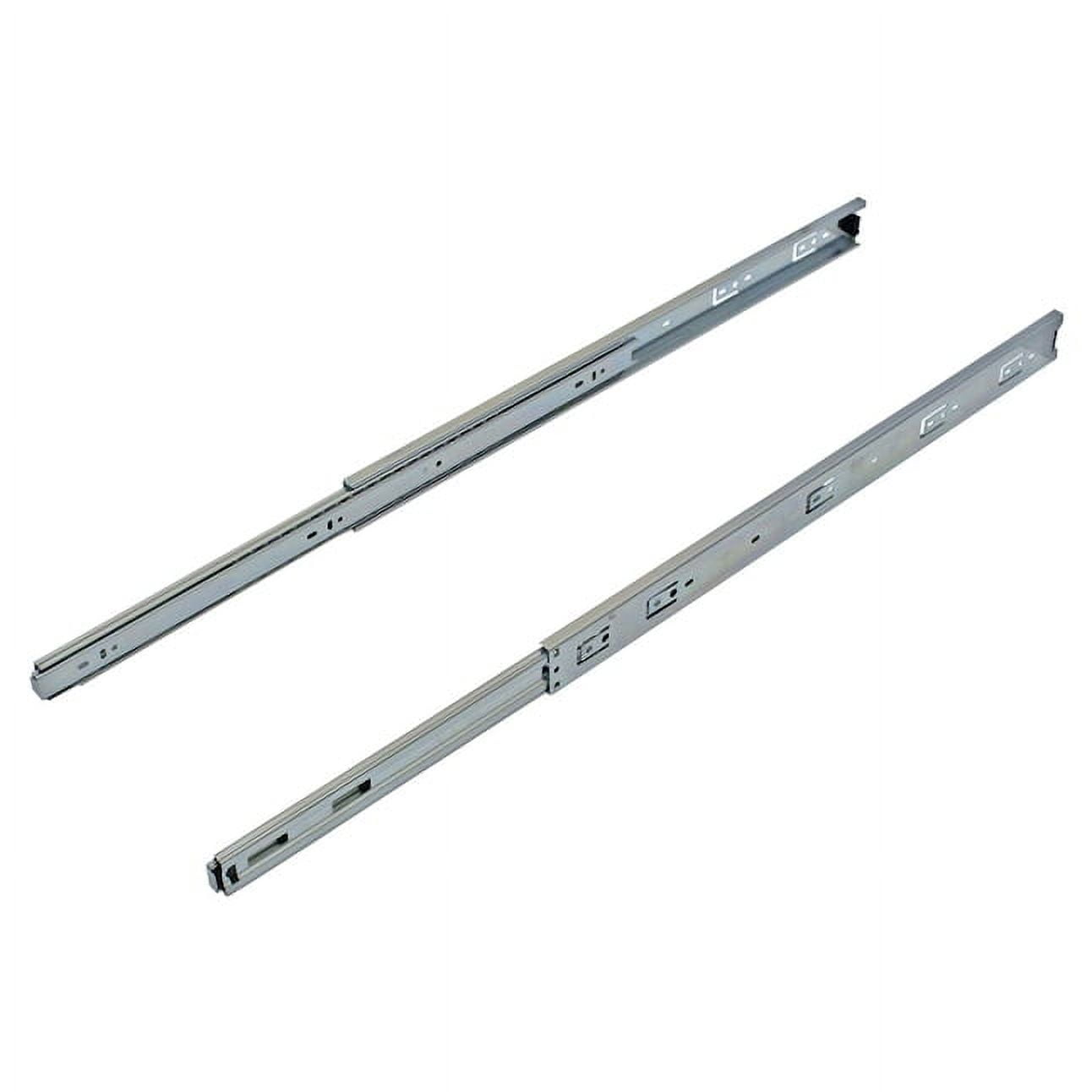 GlideRite 18" Ball Bearing Drawer Slides – 10 Pack, 100 Lb Capacity, Full Extension With Over-Travel