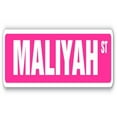 thumbnail image 1 of 18 in. Maliyah Street Childrens Name Room Sign, 1 of 1
