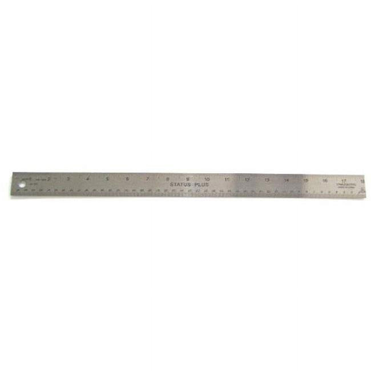 18 in. Metal Ruler with Cork Back