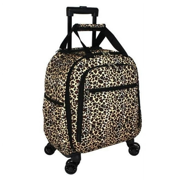18 in. Prints Spinner Carry-On Luggage, Leopard