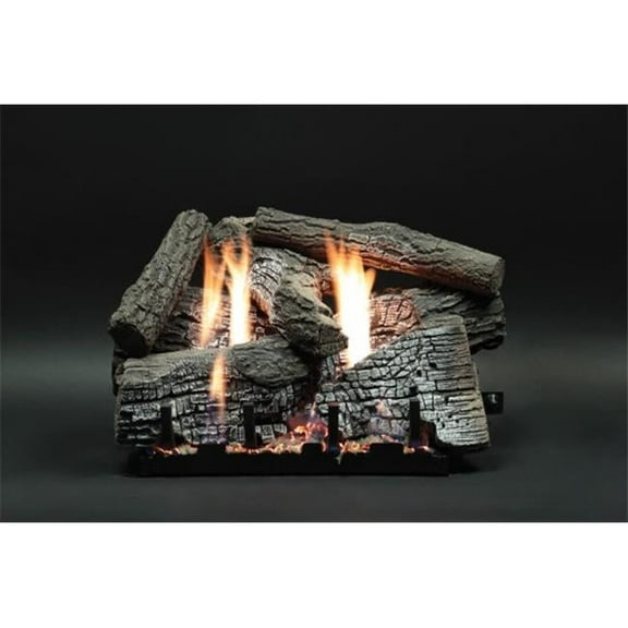 18 in. Refractory Log Set - 7 Piece