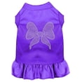 thumbnail image 1 of 18 in. Rhinestone Bow Dress, Purple - 2XL, 1 of 1