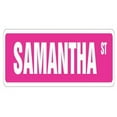 thumbnail image 1 of 18 in. Samantha Street Childrens Name Room Sign, 1 of 1