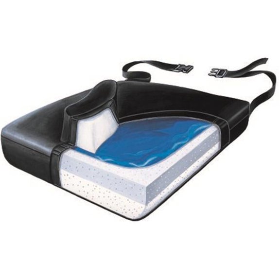 18 in. Slide-Guard Gel-Foam Vinyl Cushion, Soft Foundation with LSI Cover