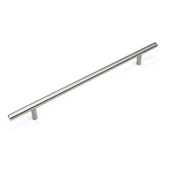 18 in. Solid Stainless Steel Brushed Nickel Kitchen Bar Handle