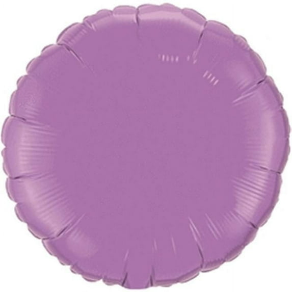 18 in. Spring Lilac Round Flat Foil Balloon