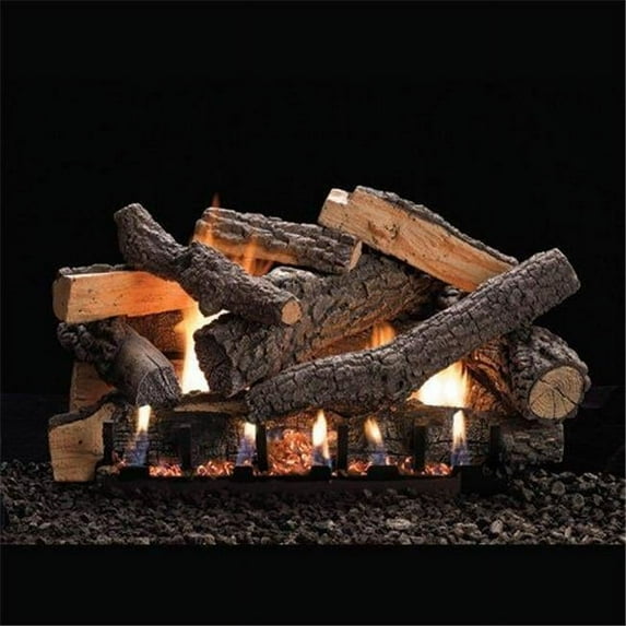 18 in. VF Variable Flame Height Slope Glaze Burner