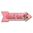 thumbnail image 1 of 18 in. Valentine Wishes Arrow Sign, 1 of 1
