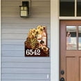 thumbnail image 1 of 18 in. Vine Lovers Wooden Custom House Number Sign Decor, 1 of 1