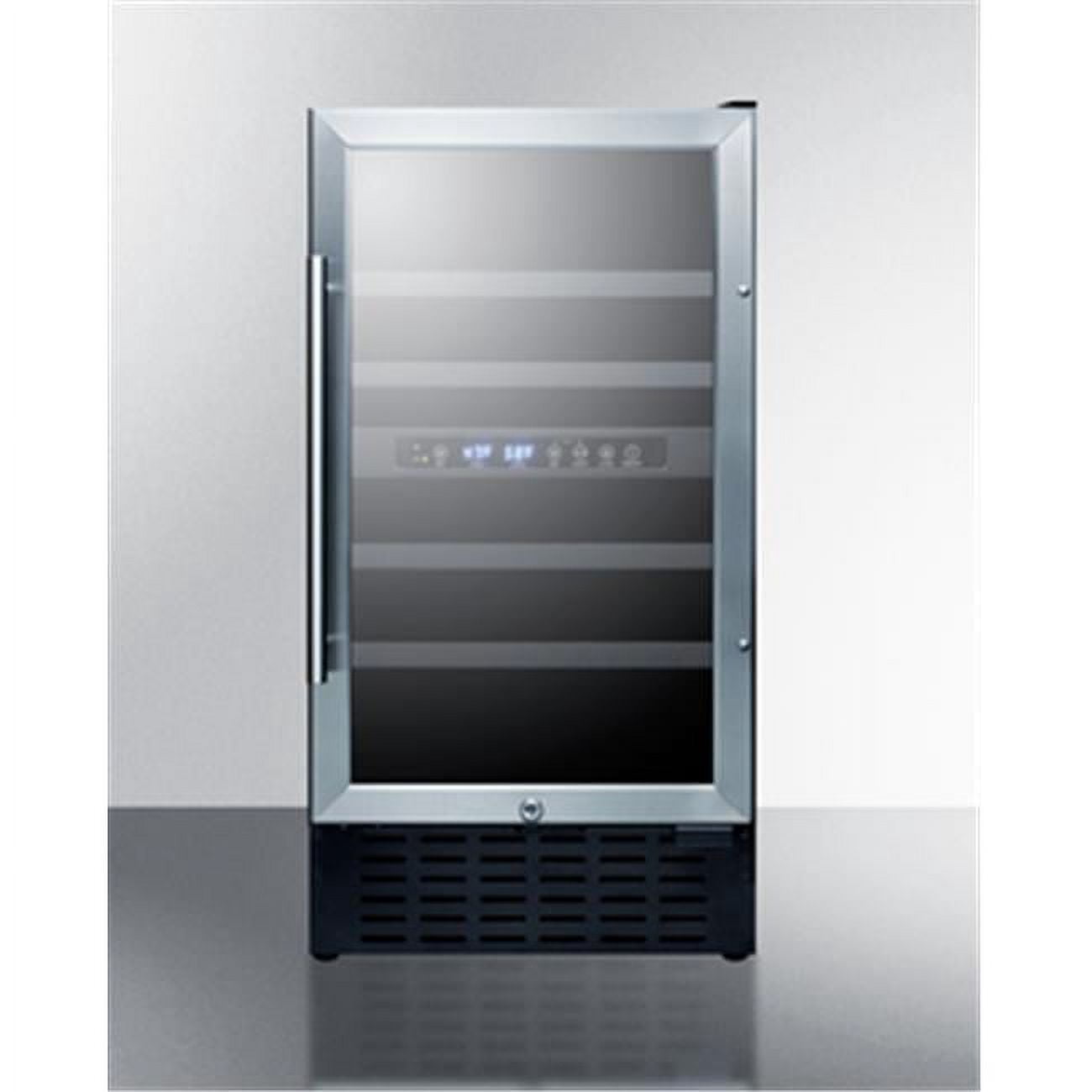 18 in. Wide Built-in Undercounter Wine Cooler, Black - Walmart.com