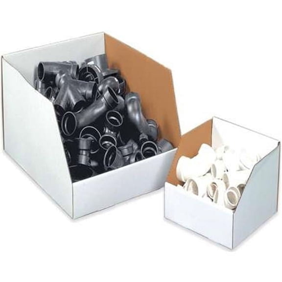 18 in. x 18 in. x 10 in. Jumbo Open Top Bin Boxes
