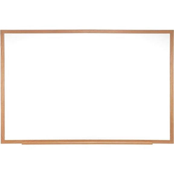 18 in. x 24 in. Wood Frame Melamine Markerboard - 1 Marker and Eraser