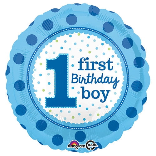 18in Birthday Boy Balloon 18in Birthday Boy Balloon
