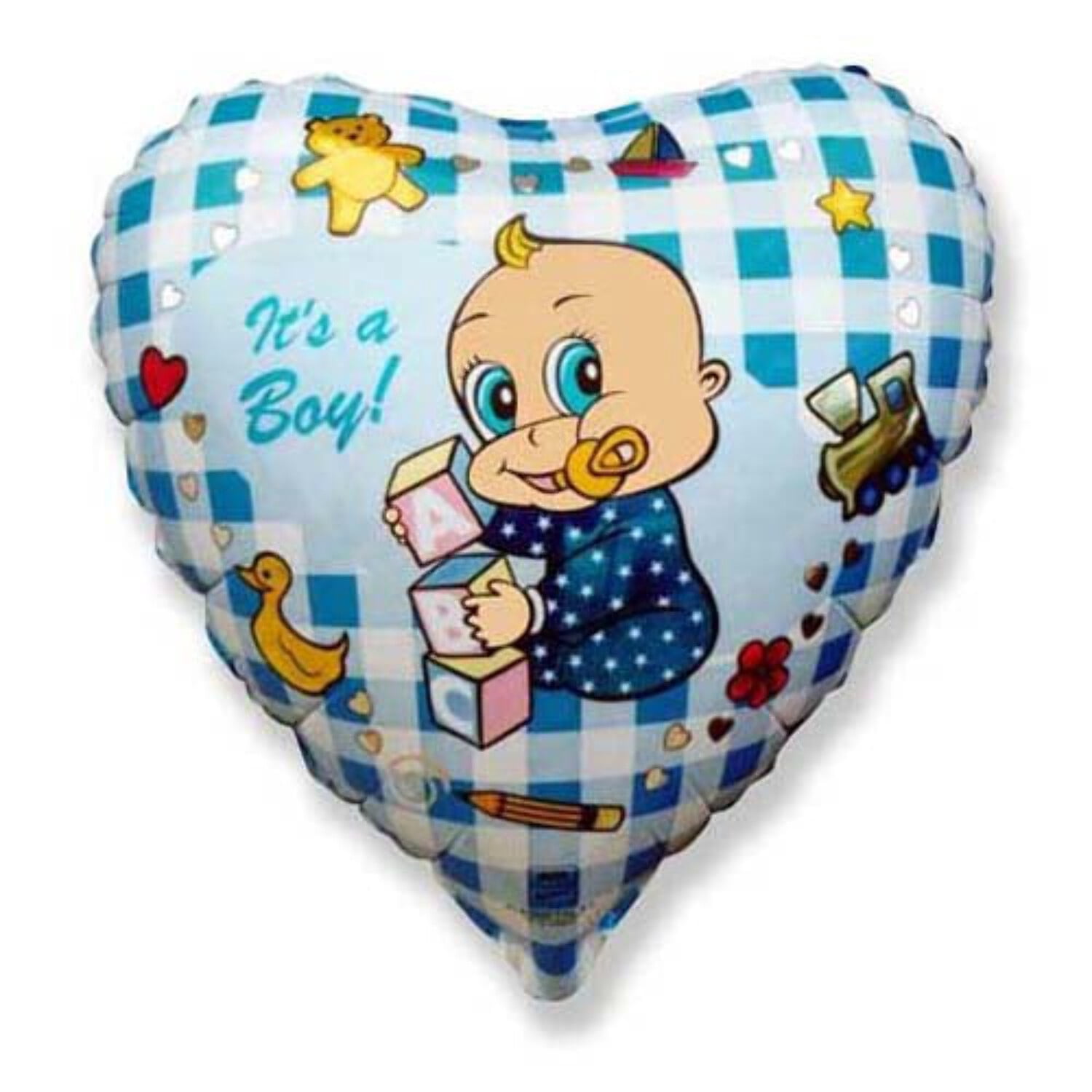 18 inch Baby Boy Play Foil Mylar Balloon - Party Supplies Decorations ...