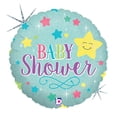 thumbnail image 1 of 18 inch Baby Star Shower Betallic Foil Mylar Balloon - Party Supplies Decorations, 1 of 1