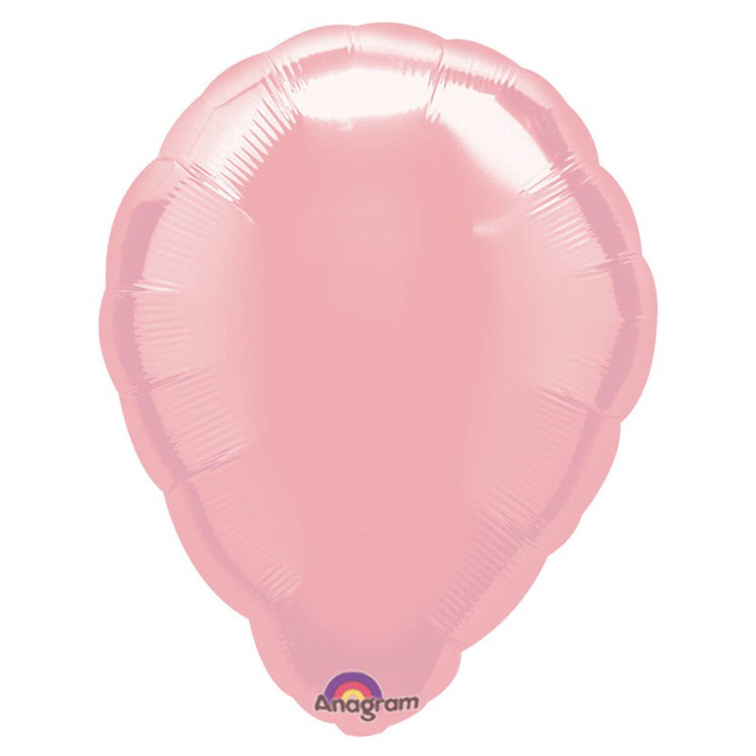 18 inch Balloon Shape - Pastel Pink Anagram Foil Mylar Balloon - Party ...