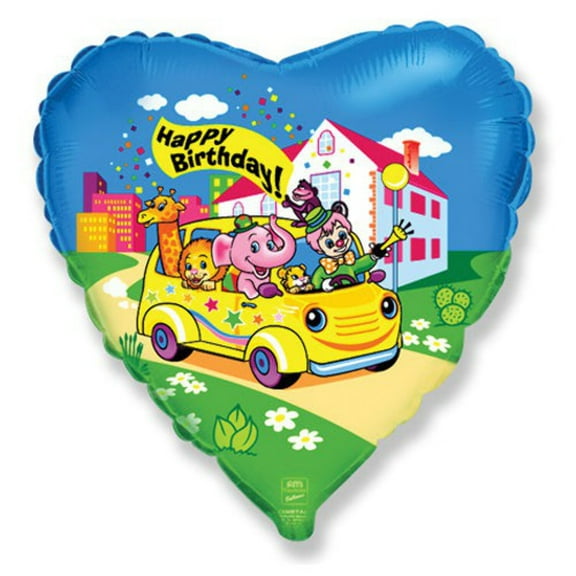 18 inch Birthday Friends Foil Mylar Balloon - Party Supplies Decorations