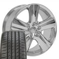 thumbnail image 1 of OE Wheels LX19 18 Inch Rims and Tires Fit LS460 Style 5x114.3 18x8 Chrome - Hollander 74196 - iMove Gen 2 AS 245/40-18 (Set of 4), 1 of 5
