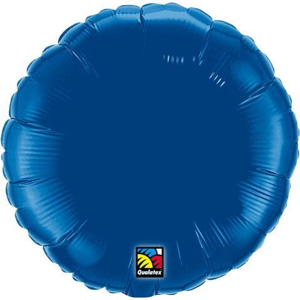 18 inch Circle - Dark Blue Qualatex Foil Mylar Balloon - Party Supplies ...