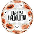 thumbnail image 1 of 18 inch Clearz Fun & Spooky Pumpkins & Ghosts Anagram Plastic Balloons - Party Supplies Decorations, 1 of 1