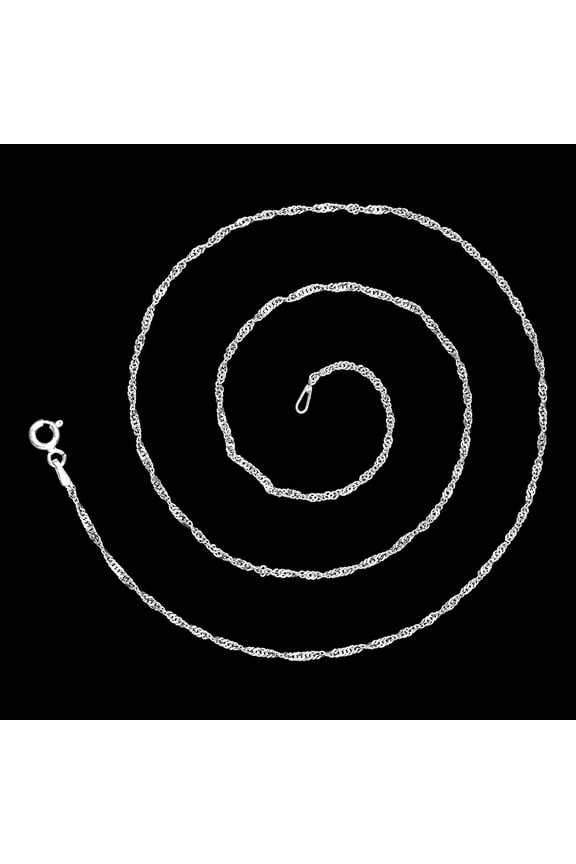 18 inch Curb Style Chain 925 Sterling Silver Jewelry DGC1039