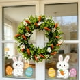 thumbnail image 1 of 18 inch Easter Wreath Artificial Easter Egg Wreath for Front Door Easter Door Wreath Spring Wreath with Pastel Eggs and Mixed Twigs for Easter Decorations（E）, 1 of 4