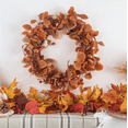 thumbnail image 1 of Scidweet Fall Wreaths for Front Door, 18" Artificial Eucalyptus Leaves Autumn Wreaths Modern Farmhouse Fall Decoration for Home, 1 of 8