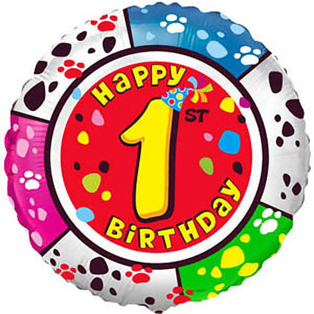 18″ Happy Birthday Streamers – Mylar Balloon – Balloon Warehouse™