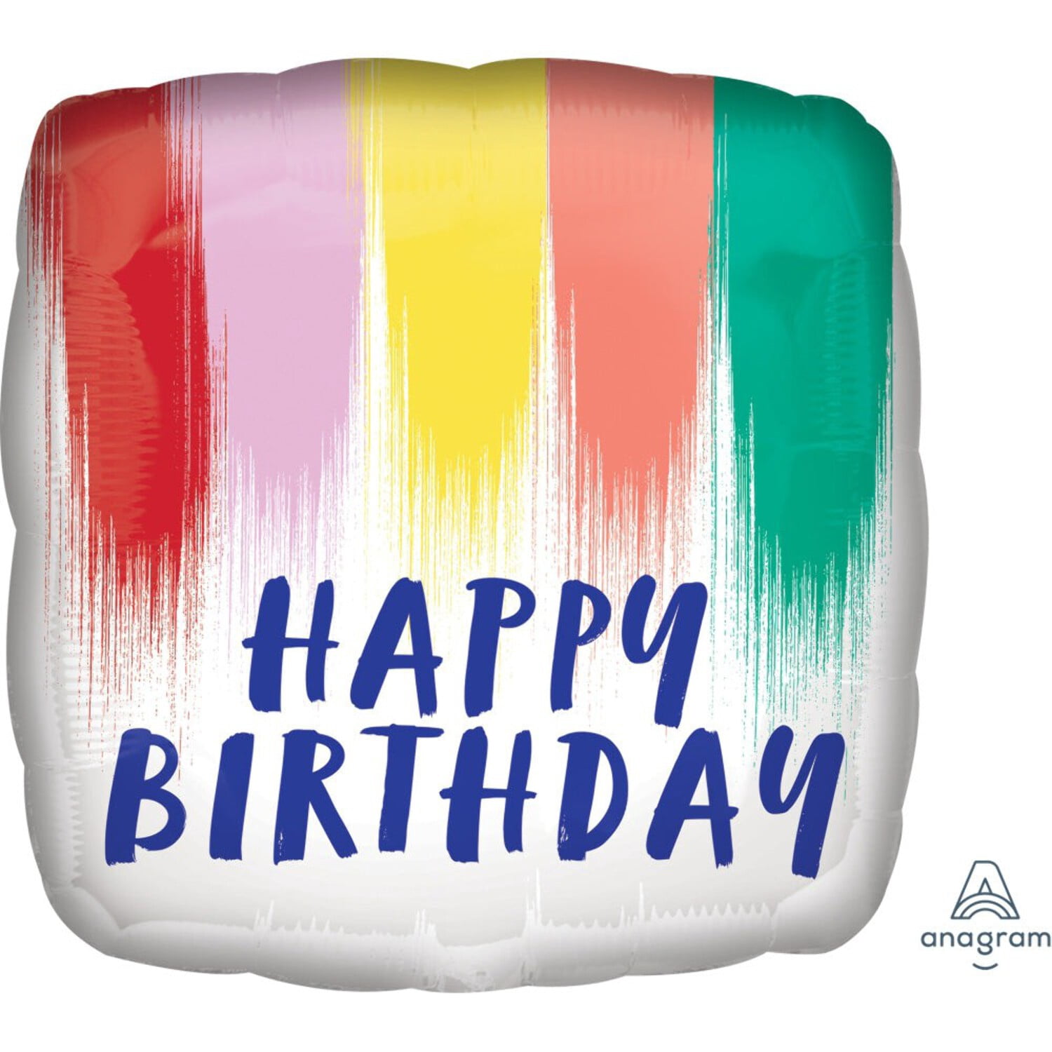 18 inch Happy Birthday Paint Foil Mylar Balloon - Party Supplies ...