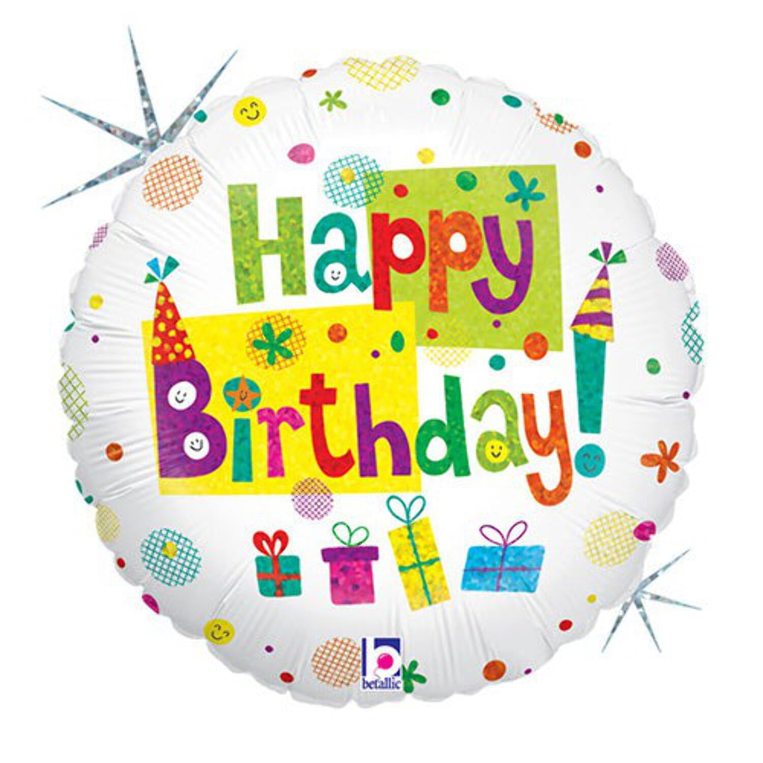 18 inch Happy Birthday Party Foil Mylar Balloon - Party Supplies ...