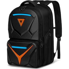 18 inch Hard Shell Gaming Backpack for Men with EVA Front Shield