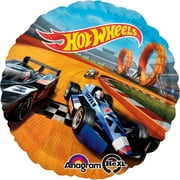Anagram Hot Wheels 18 Inch Foil Mylar Multicolor Balloon, 1 Count