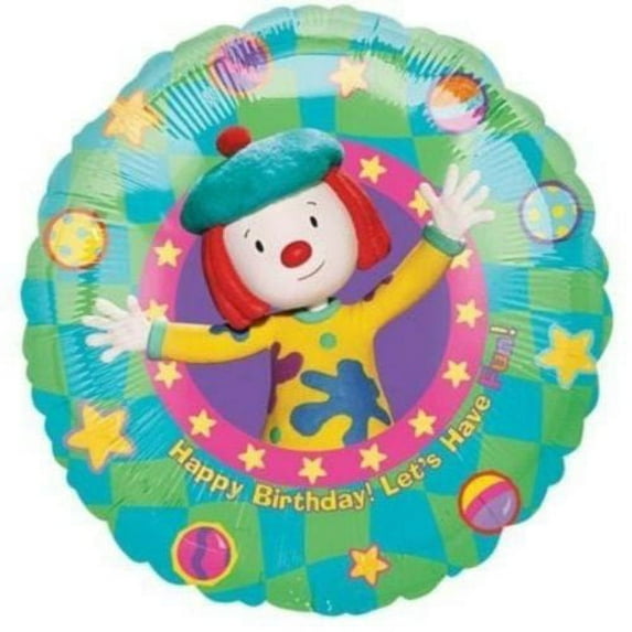 18 inch Jo Jo's Circus Birthday Anagram Foil Mylar Balloon - Party Supplies Decorations