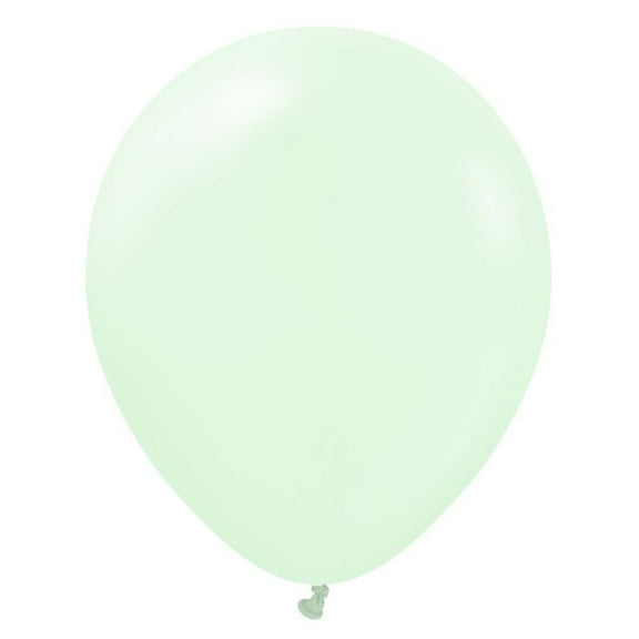 18 inch Kalisan Macaron Pale Green Latex Balloons (25 Pack) - Party Supplies Decorations