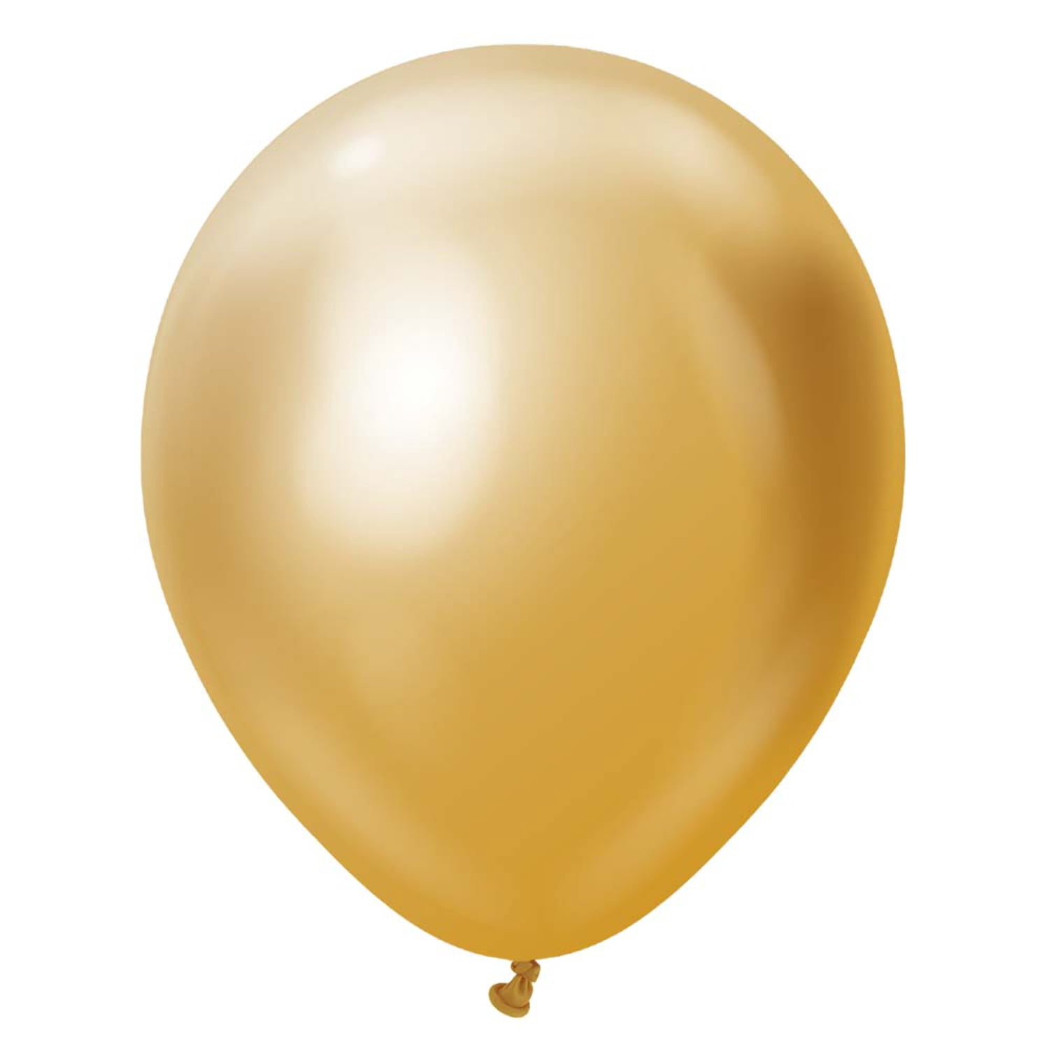18 inch Kalisan Mirror Gold Latex Balloons (25 Pack) - Party Supplies Decorations